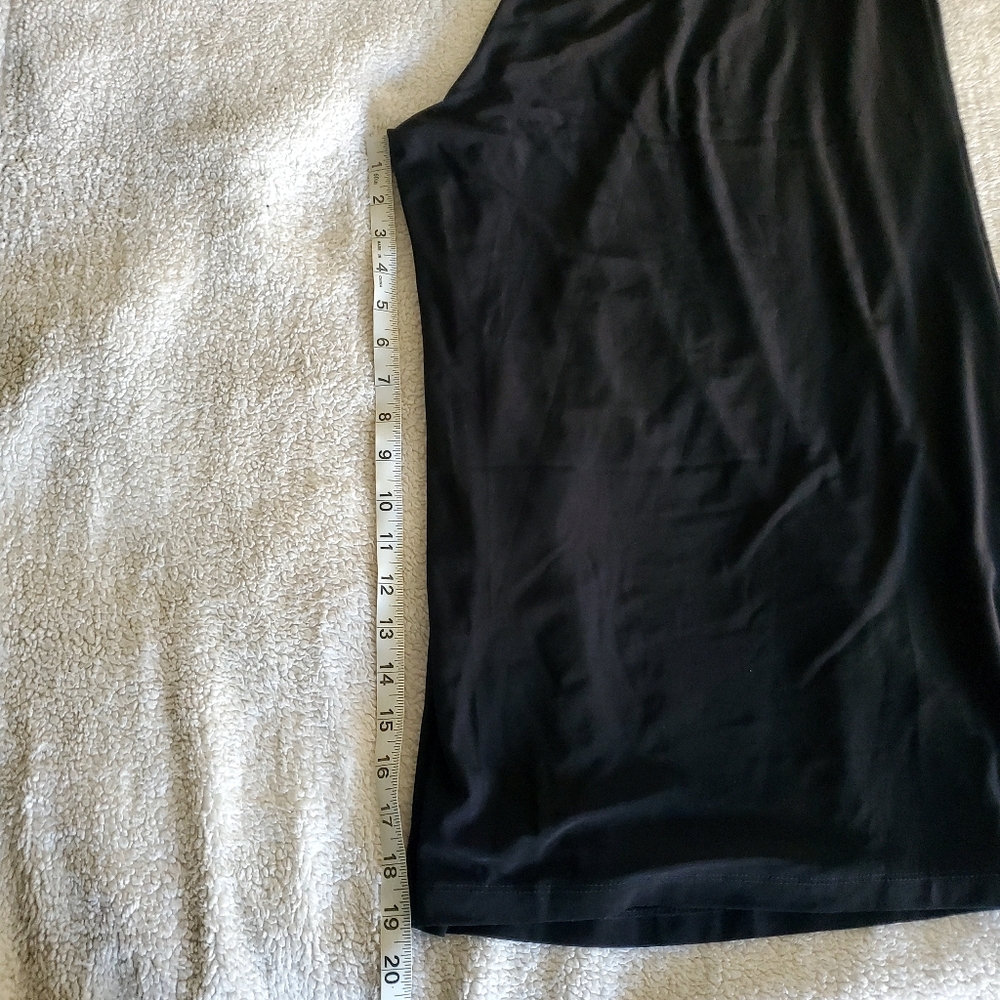 Susan Lawrence Gaucho Capris Black  Comfy Lounge Relax - Picture 5 of 5